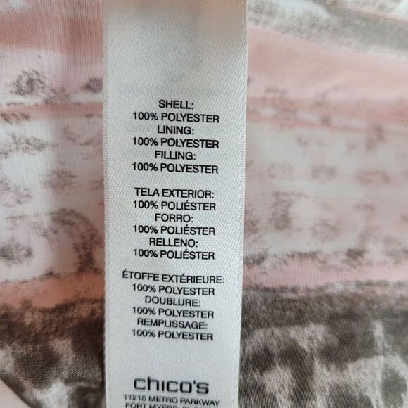 Chico's Vest Quilted Pastel Barbiecore Gorpcore Soft Girl Coquette Pink 3 - Picture 13 of 15